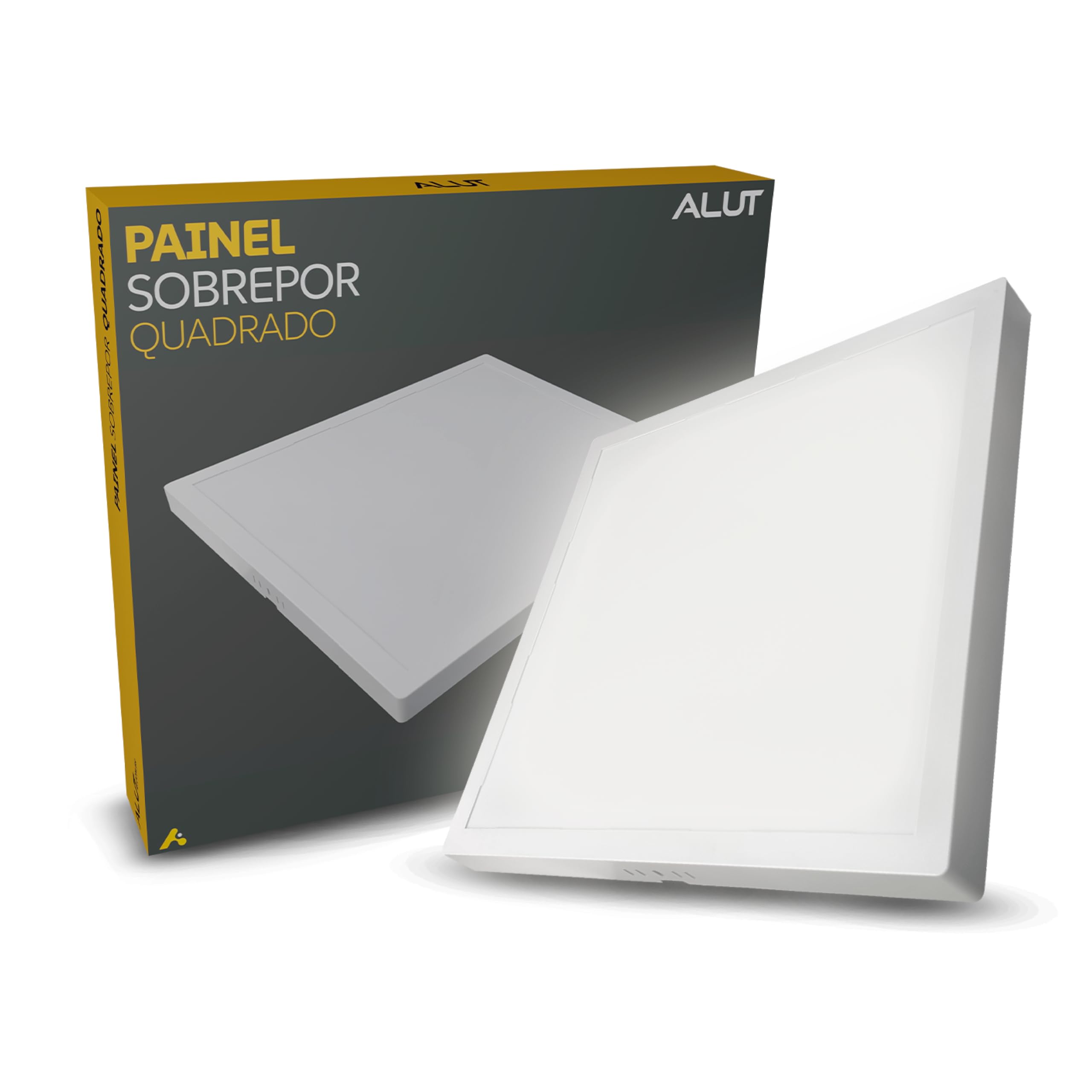 Alut Painel LED Plafon 25W 6500K Branco Frio, Quadrado de Embutir, Bivolt, para Gesso e