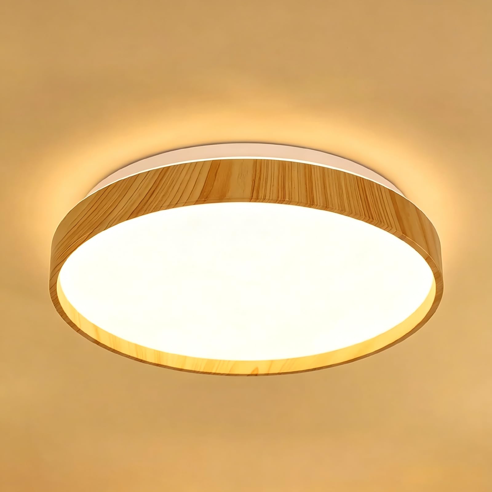 BEMMY Luminária de Teto 34CM, Luz De Teto com 3 Cores Claras para Sala de Jantar, Quarto,