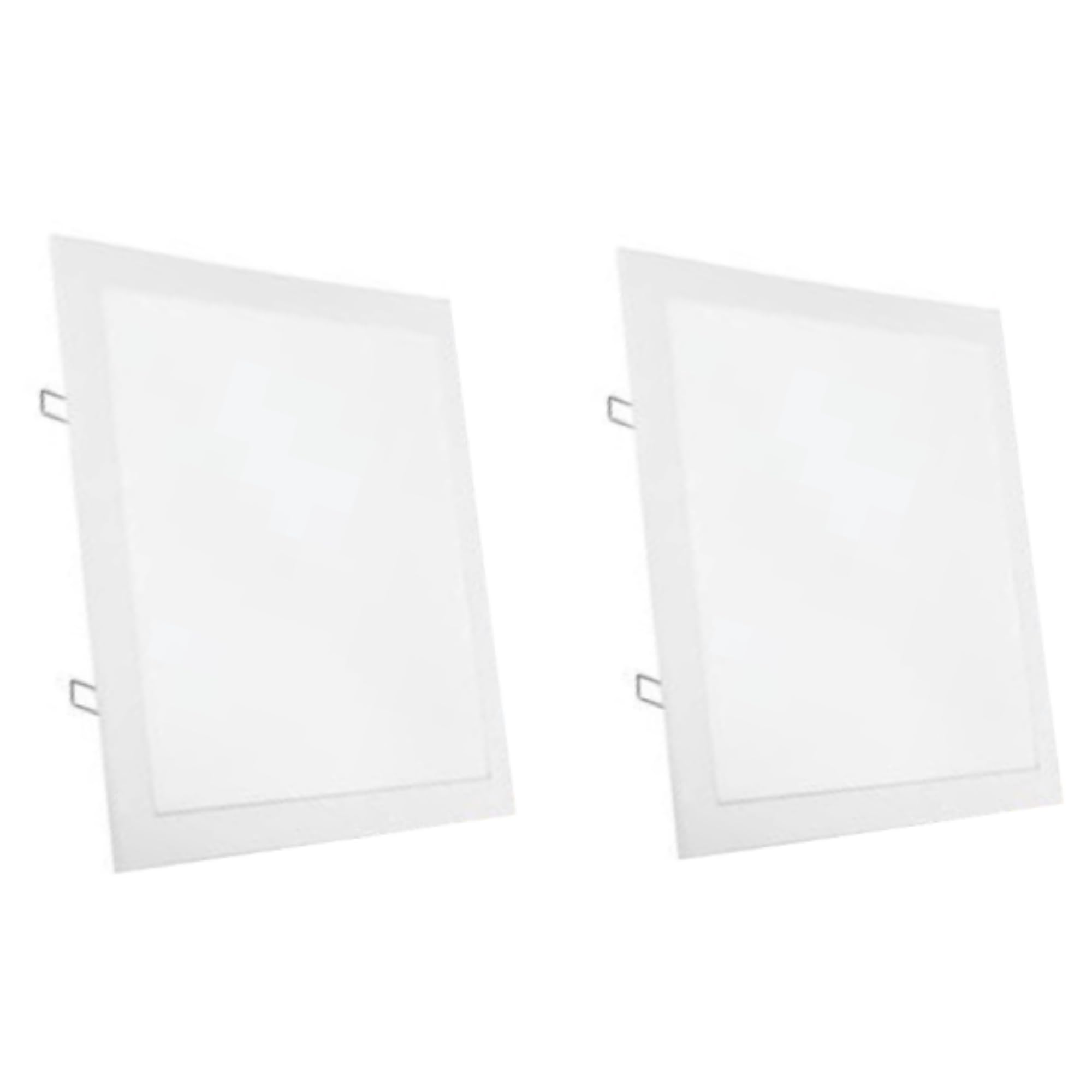 Kit 2x Painel LED Pop 24W Embutir Quadrado 30cm AVANT 858130874 Bivolt 4000K Luz Neutra