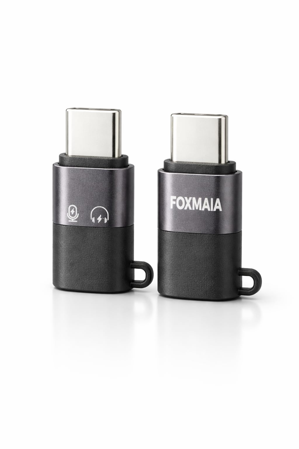 Adaptador de microfone lapela conector 8 pinos para converter em USB C para lavalier,