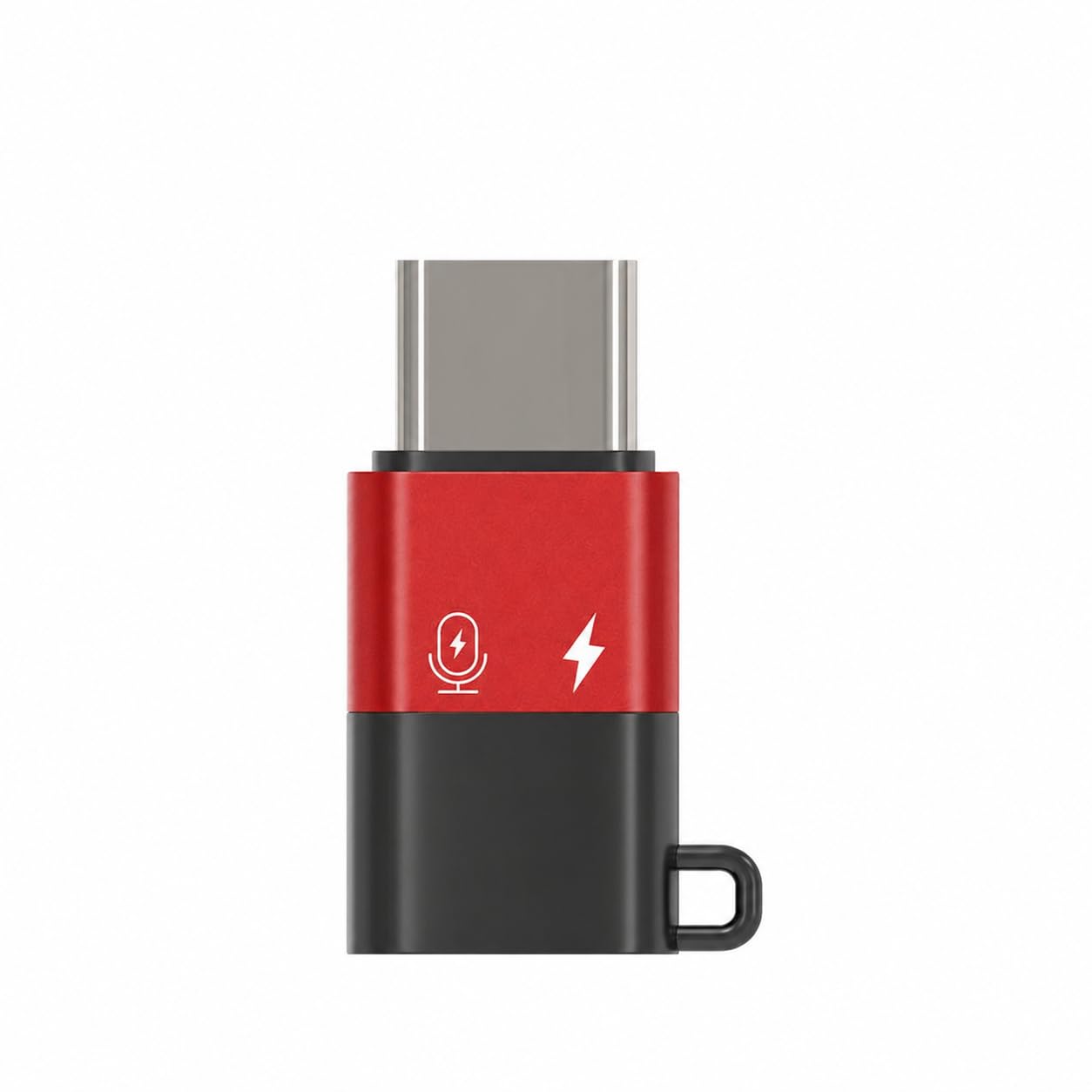 Adaptador Otg 8 pinos Para USB-C Compatível Com iPhone 15 16 17 Microfone De Lapela Boya,