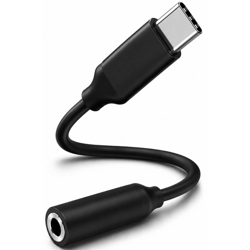 Cabo Adaptador P2 para USB Tipo-C com Microfone e Áudio Estéreo | Conversor de Áudio