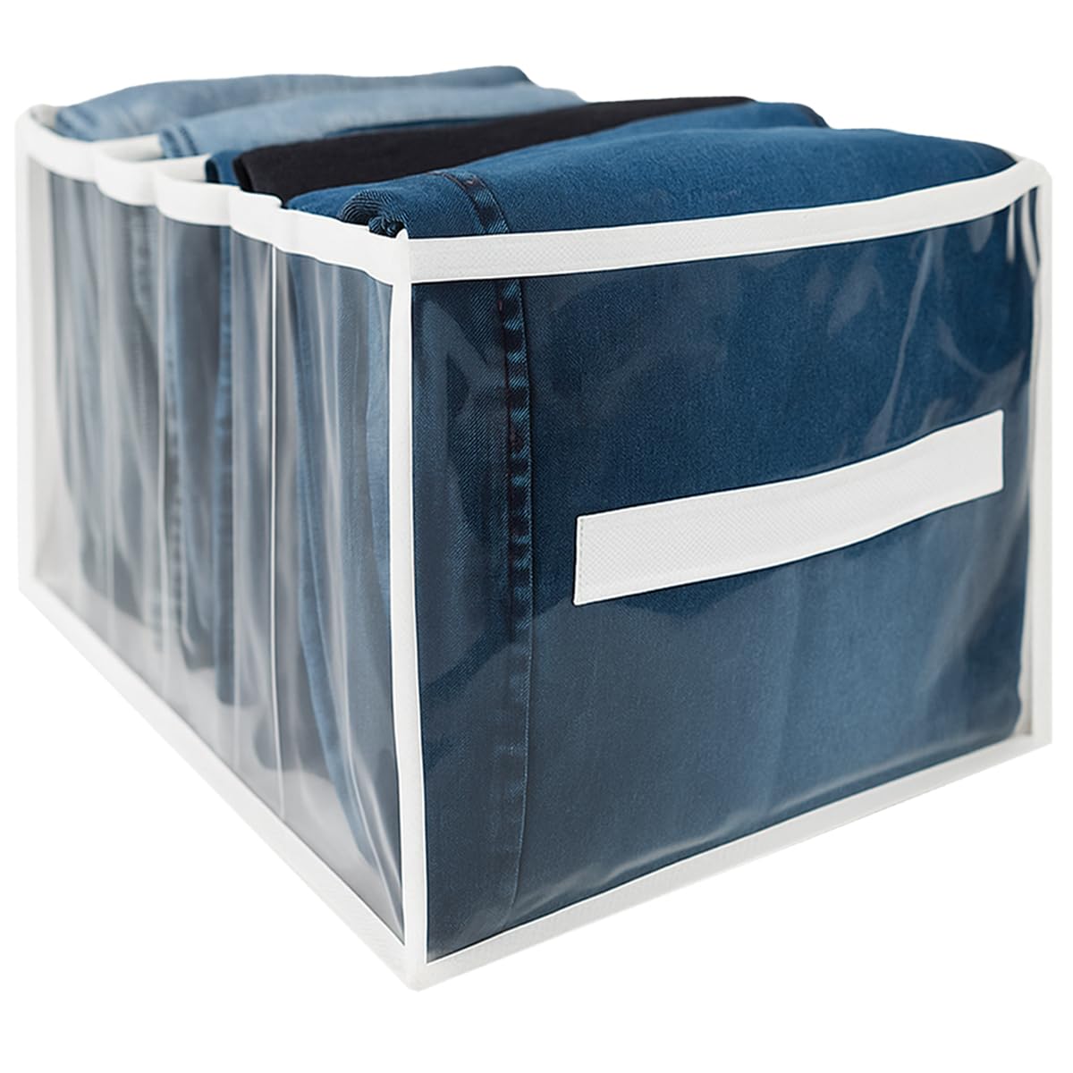 Kit 3 Unidades Divisória de Gavetas Colmeia Organizadora 6 Nichos Grande Roupas Calças