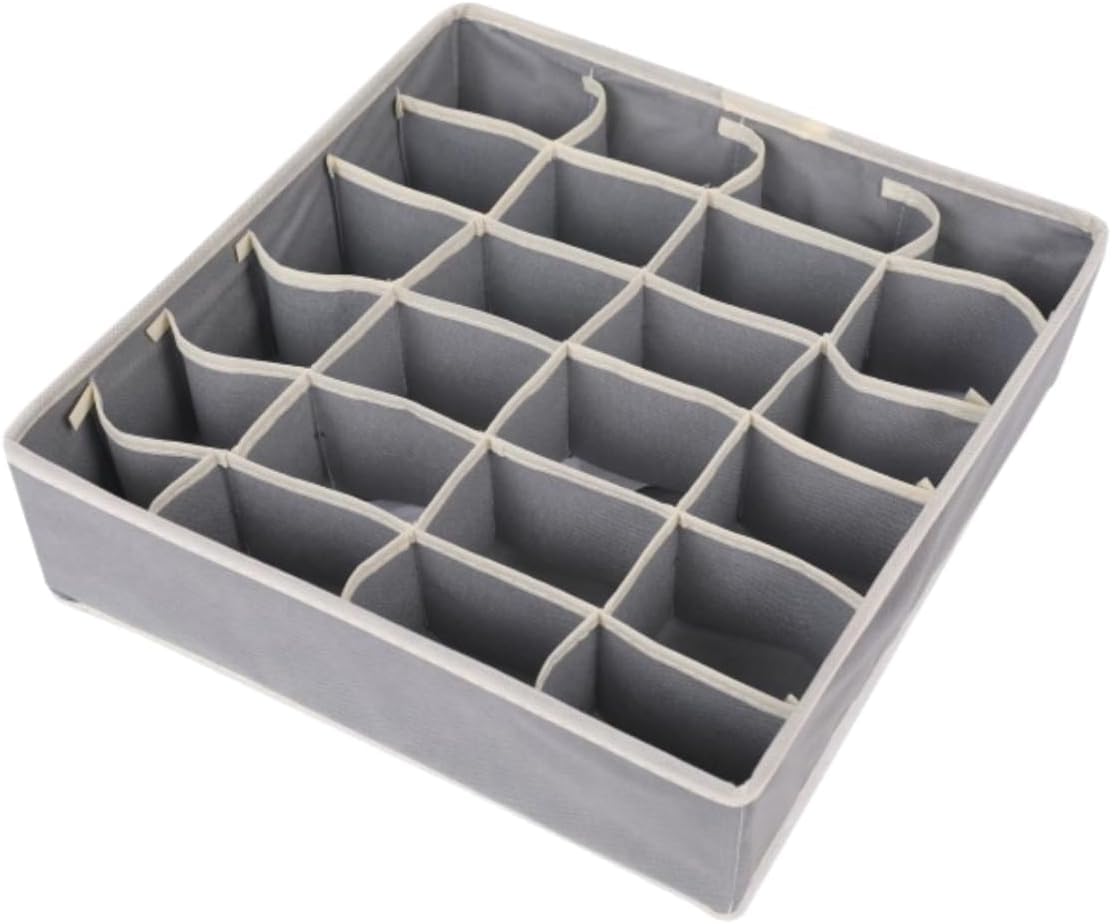 Organizador de Gaveta colmeia 24 lugares | TNT, Dobrável, Para Meias e Roupas Íntimas,
