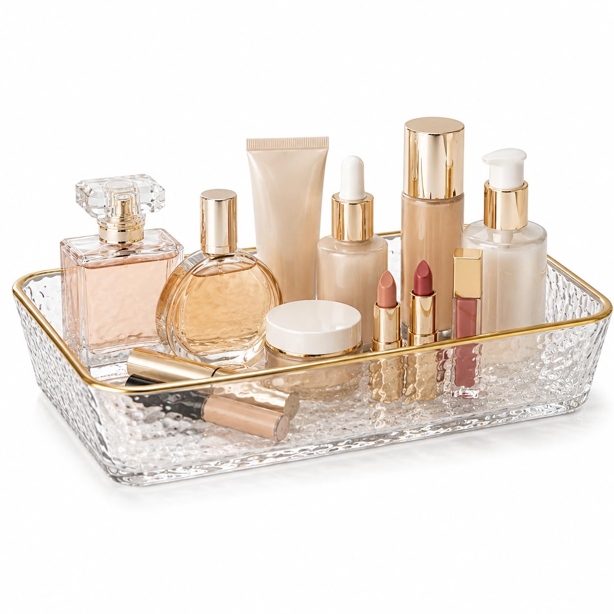 Organizador de Cosméticos Acrílico Porta Maquiagem Perfumes Caixa Organizadora Multiuso
