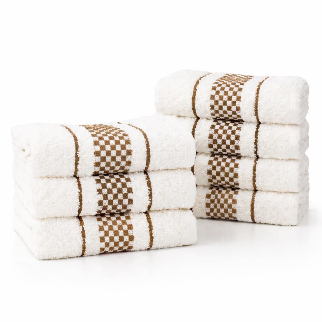 Kit 10 Pano de Prato Atoalhado Para Cozinha Felpudo Malta 45x70cm 370g/m² 100% Algodão -