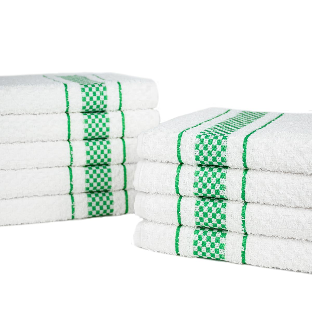 Kit 08 Pano de Prato Copa Atoalhado Malta com Felpa para Cozinha 370g/m² 100% Algodão