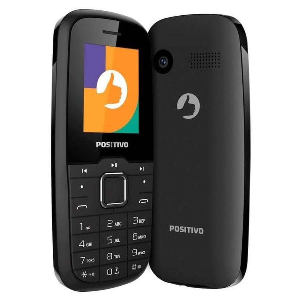 Celular Positivo P26 4G Tela 1,8", Câmera traseira, 48MB RAM 128MB, Bluetooth, Modem