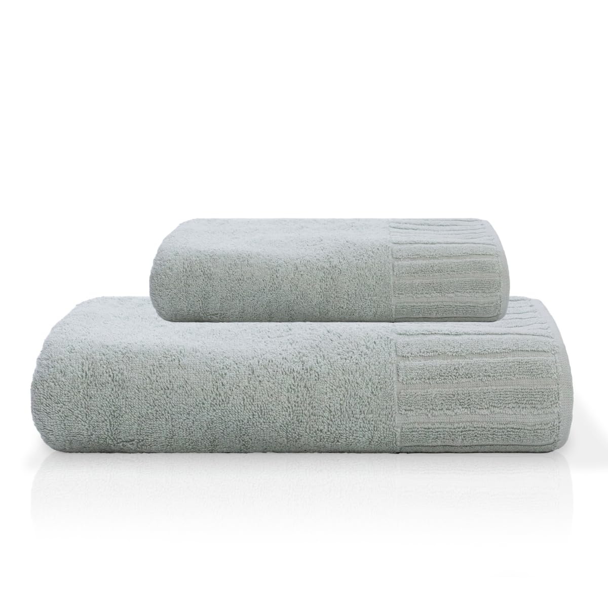 Altihaus Jogo Toalha De Banho e Rosto Velour 500g/m² Camesa, 100% Algodão, 02 Peças,