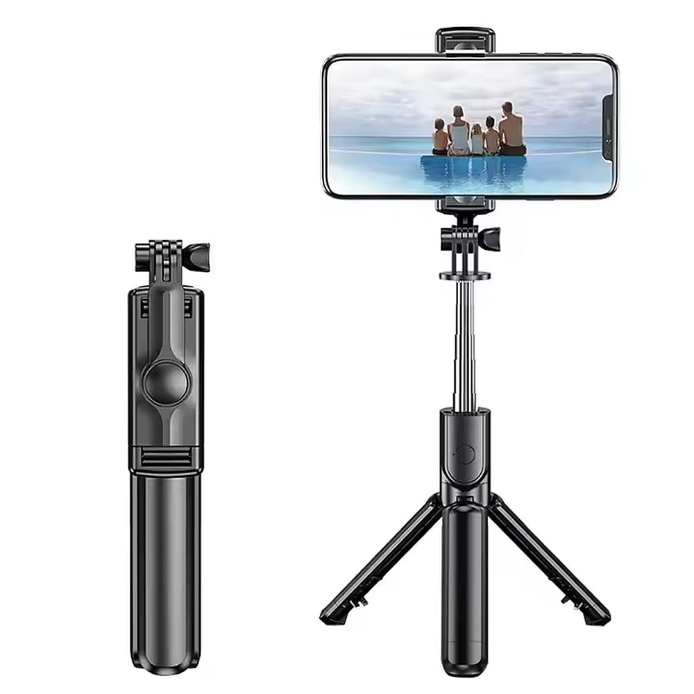 Tripé Para Celular Bastão Bluetooth Premium Multifuncional com Selfie 360º Compacto