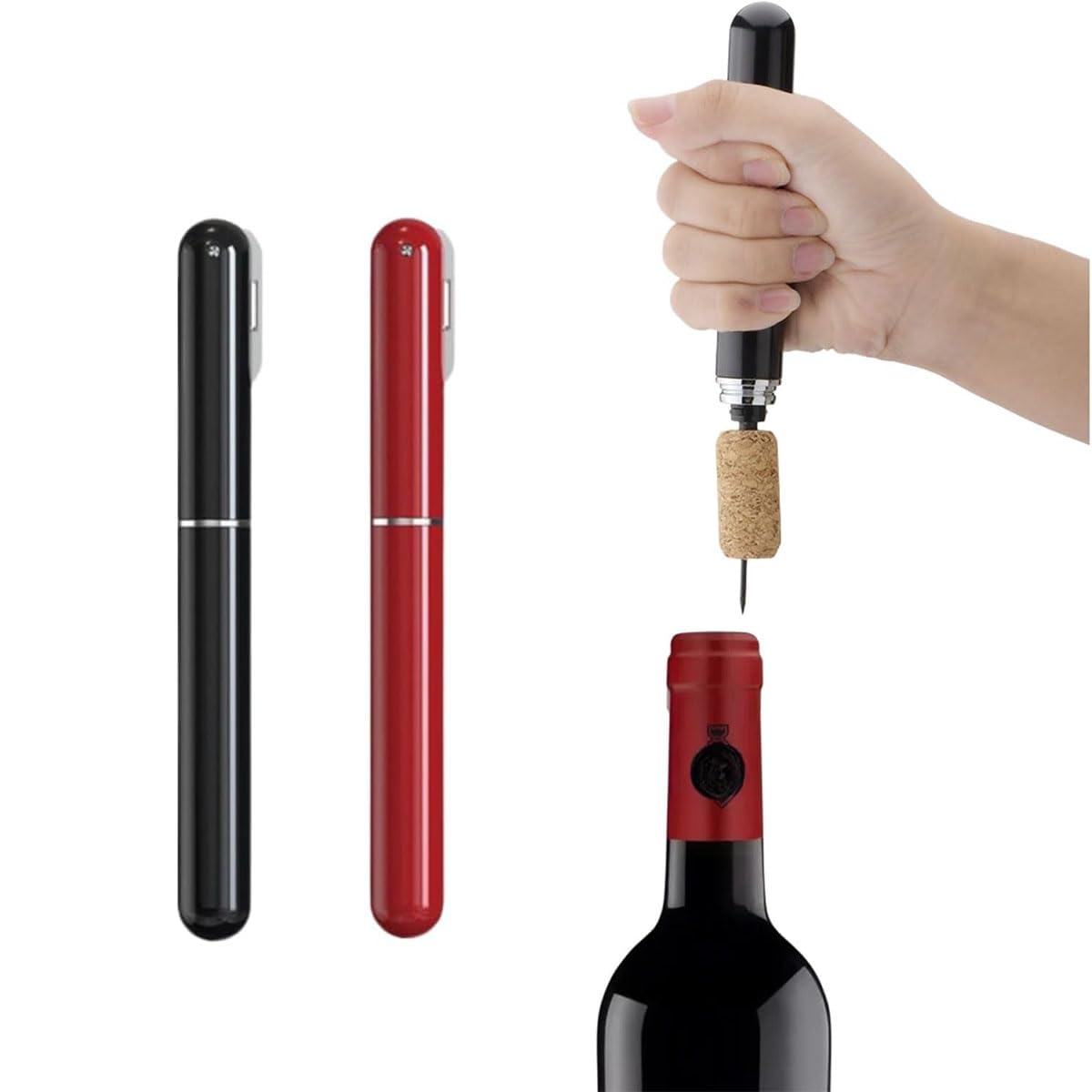 Abridor De Garrafa de Vinho Saca Rolhas Pneumático Bomba Ar Pressão Agulha Aço Inoxidável