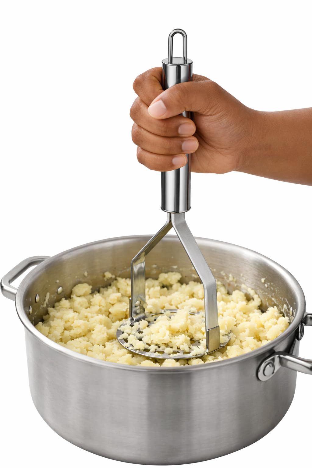 Amassador de Batatas 23cm - Aço Inox