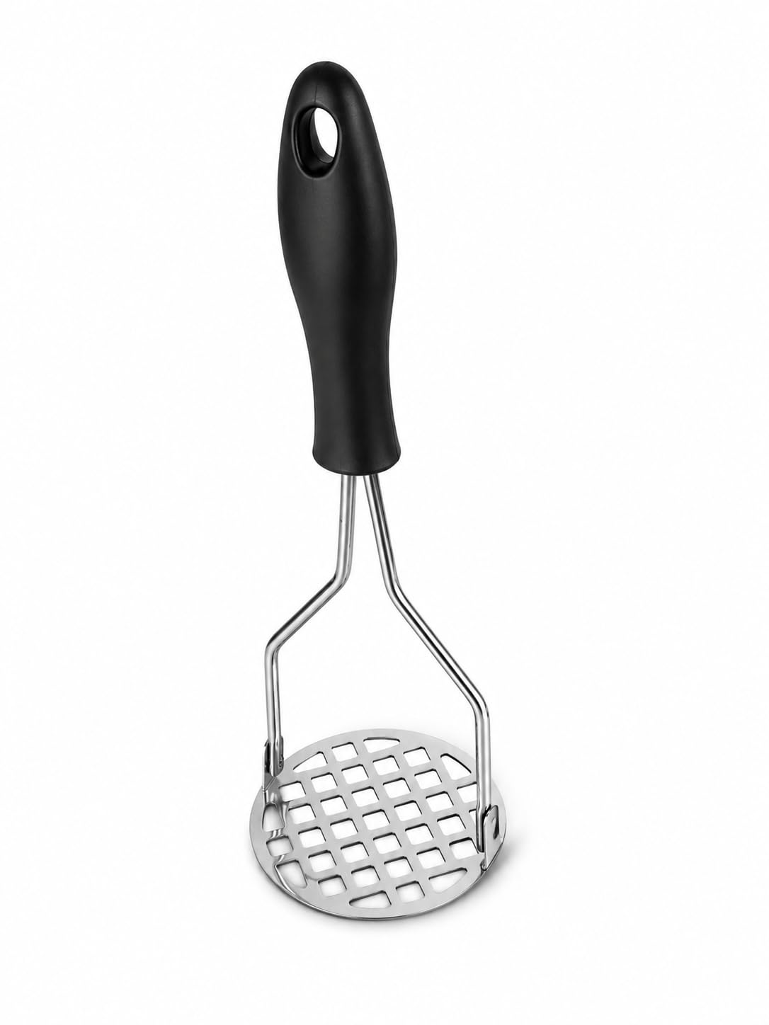 Amassador de Batata Manual 24cm em Aço Inoxidável – Resistente, Cabo Ergonômico