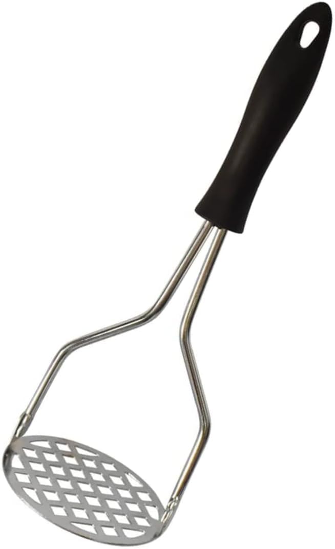 Amassador de Batata e Legumes Inox com Cabo Plástico Anti Calor Manual Ergonômico 23 x 8