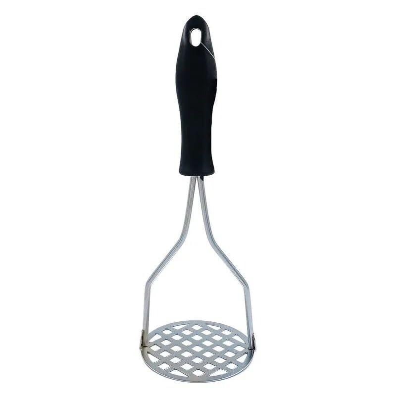 Amassador de Batata Premium Inox com Cabo Ergonômico Faz Purê Cremoso Rápido e Fácil para