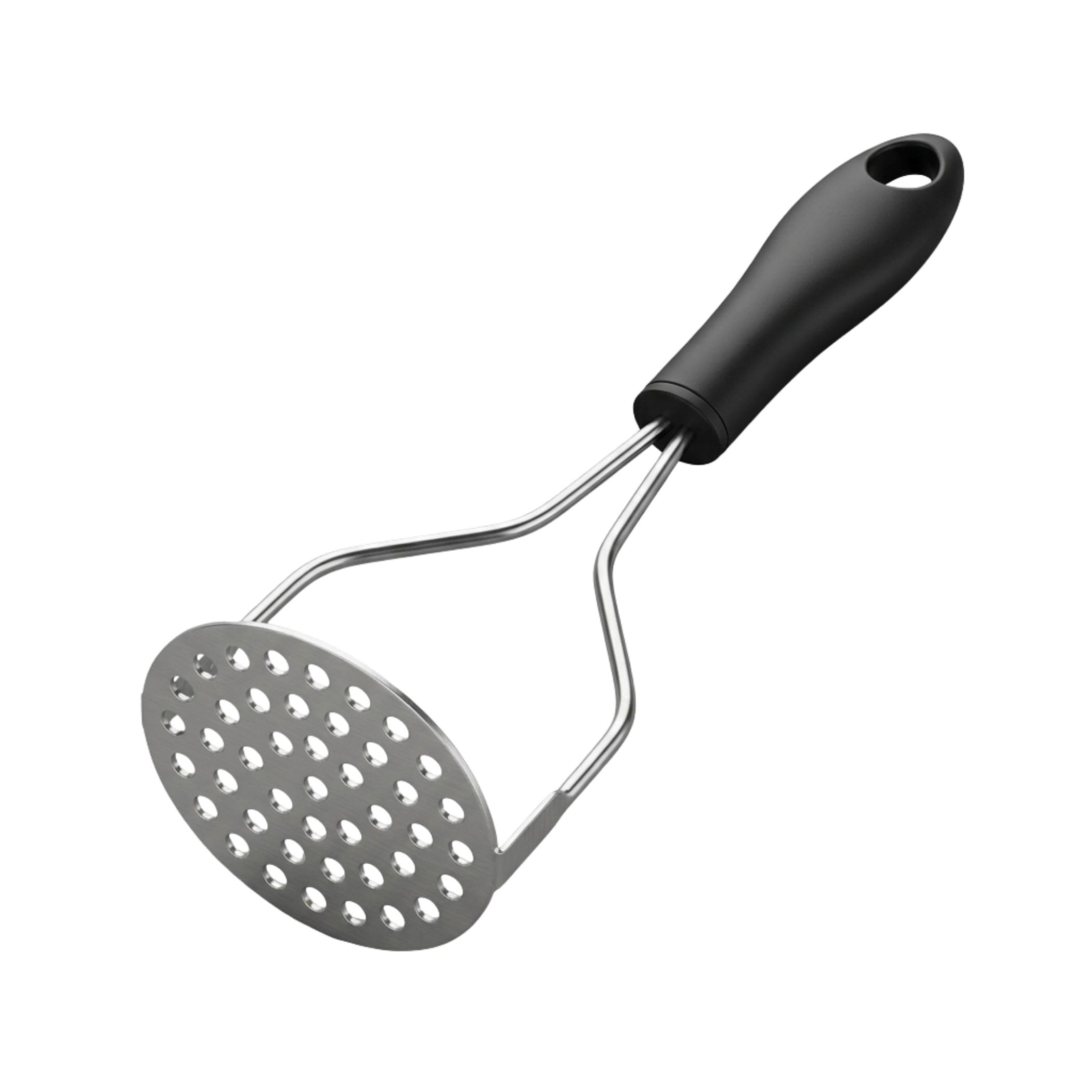 Amassador de Batata em Metal e Plástico – Espremedor Manual para Purês e Legumes, Cabo