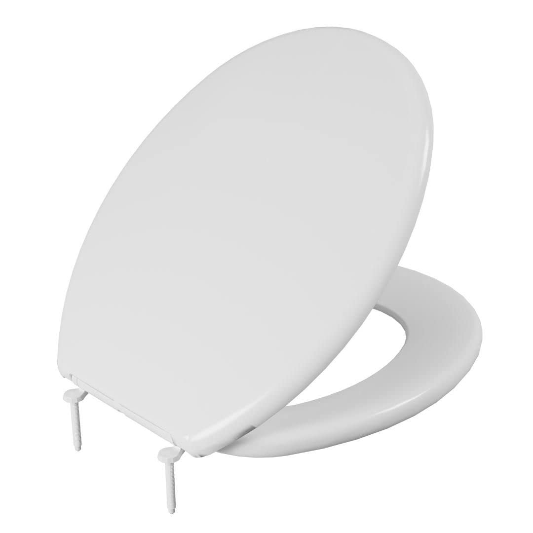 Assento Sanitário Almofadado Slim Astra Branco para Louças Ovais e Deca