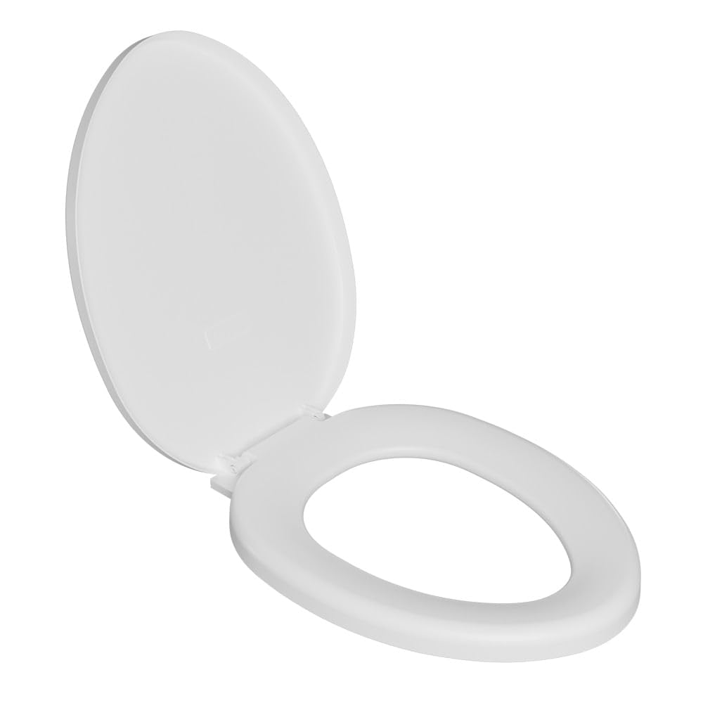 Assento Sanitário Almofadado Alongado Astra Branco