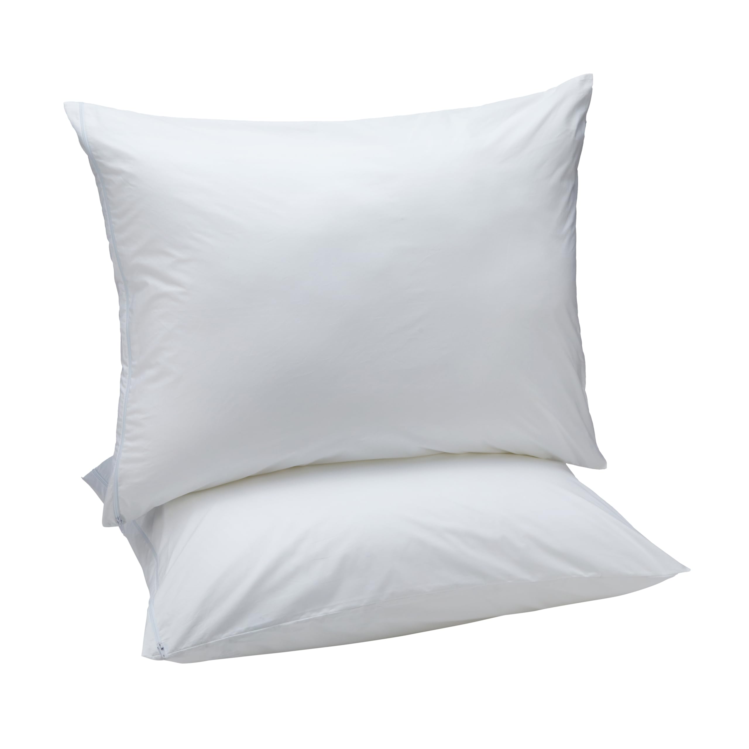 Amazon Basics Conjunto de 2 peças de almofadas alternativas para cama e capa protetora de
