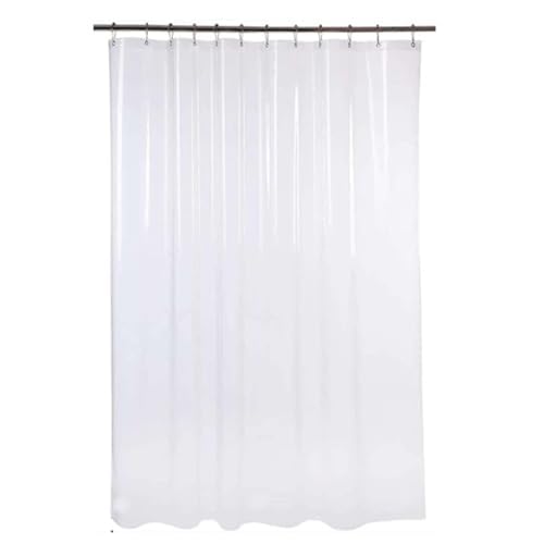2 Cortinas Box Banheiro PVC Fosca Antimofo 140x200