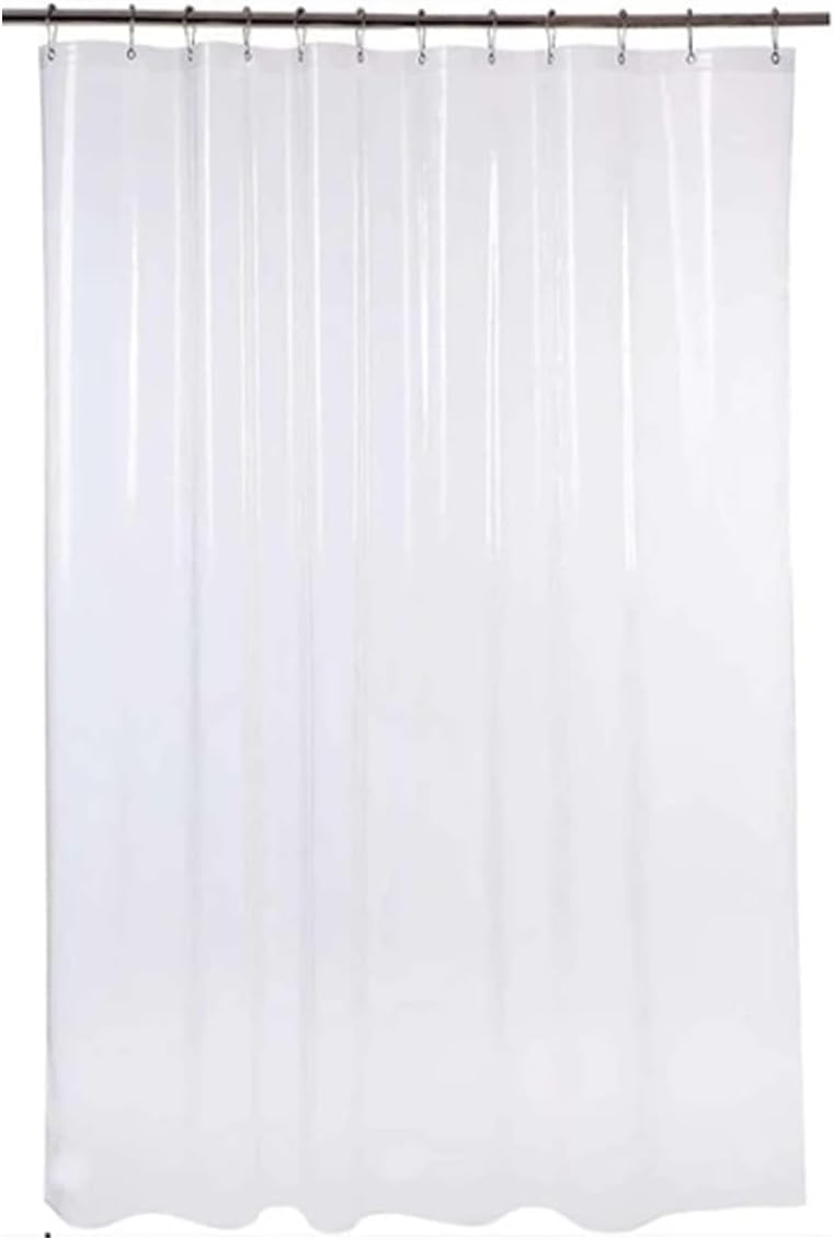 Cortina Box Banheiro PVC Fosco Antimofo 1,80x1,40 Impermeável Secagem Rápida Inclui