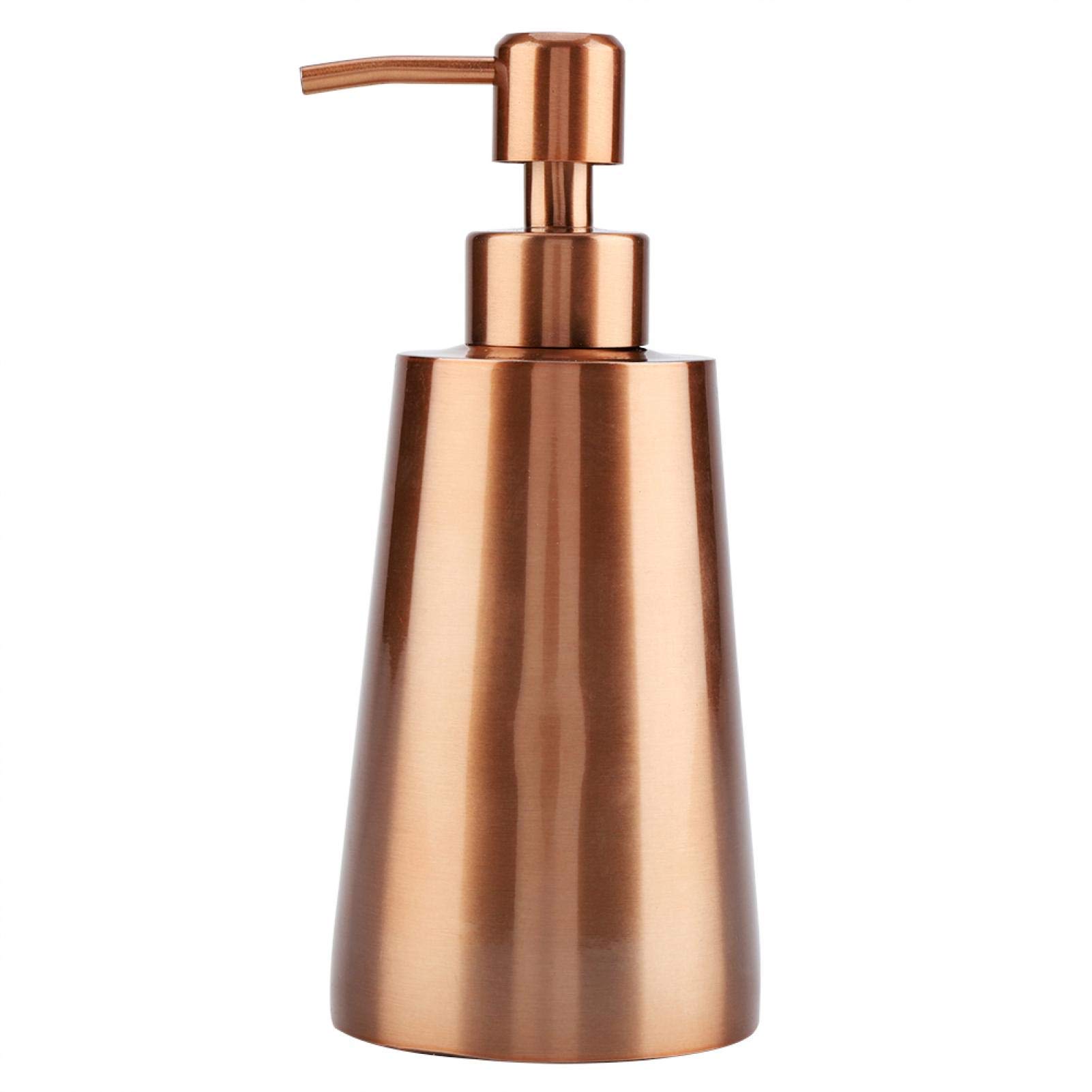 Dispensador de loção de sabonete, 350 ml de aço inoxidável 304 sabonete líquido ouro