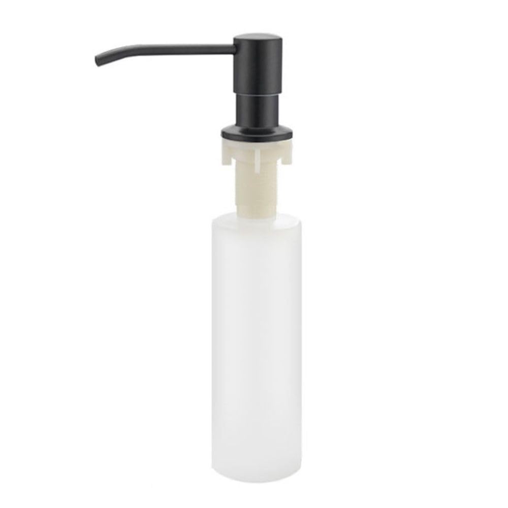 Dispenser Detergente Sabonete Liquido Embutir 500ml Preto
