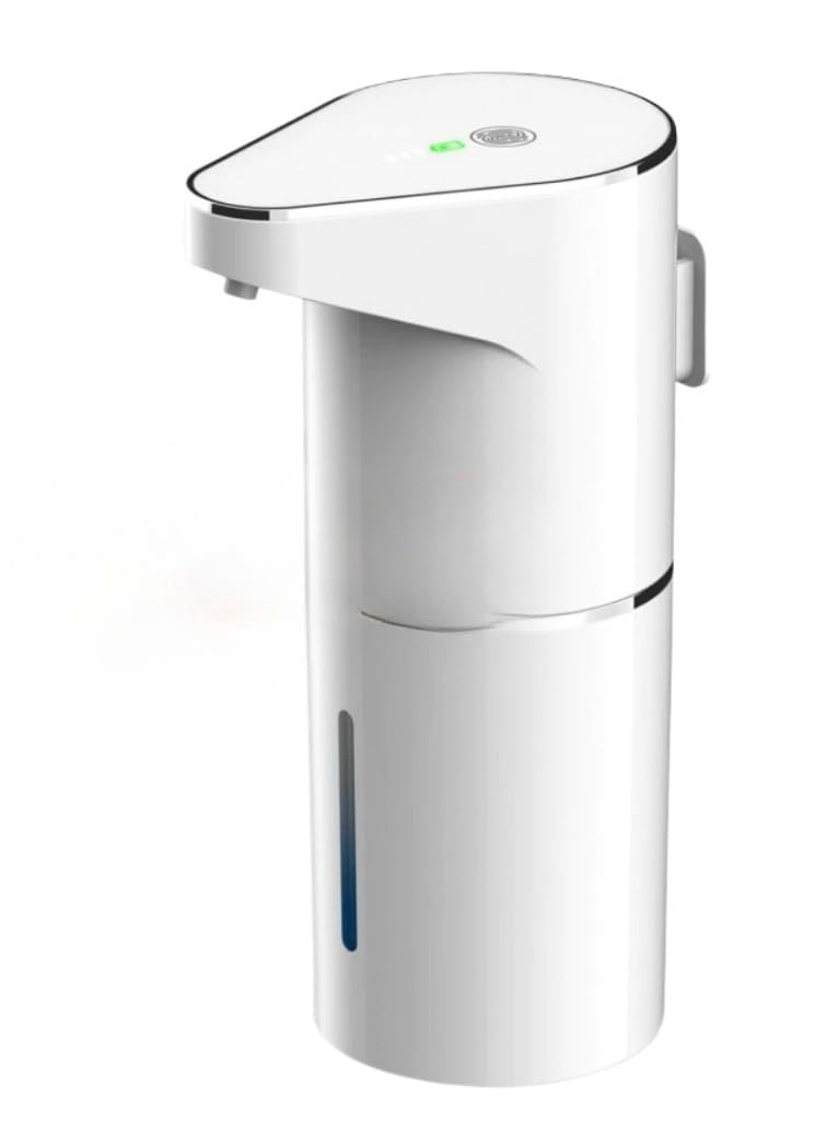 Dispenser Automático de Sabão 380ml Recarregável USB com Sensor Saboneteira Sem Toque