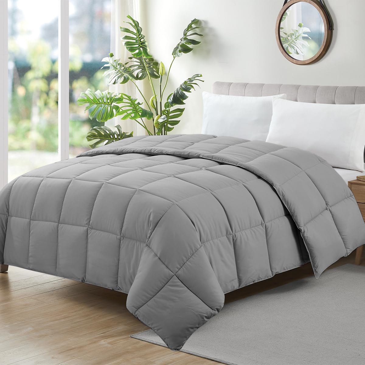 Camesa Edredom Ecopluma Toque de Pluma Casal 220x240cm - Cinza