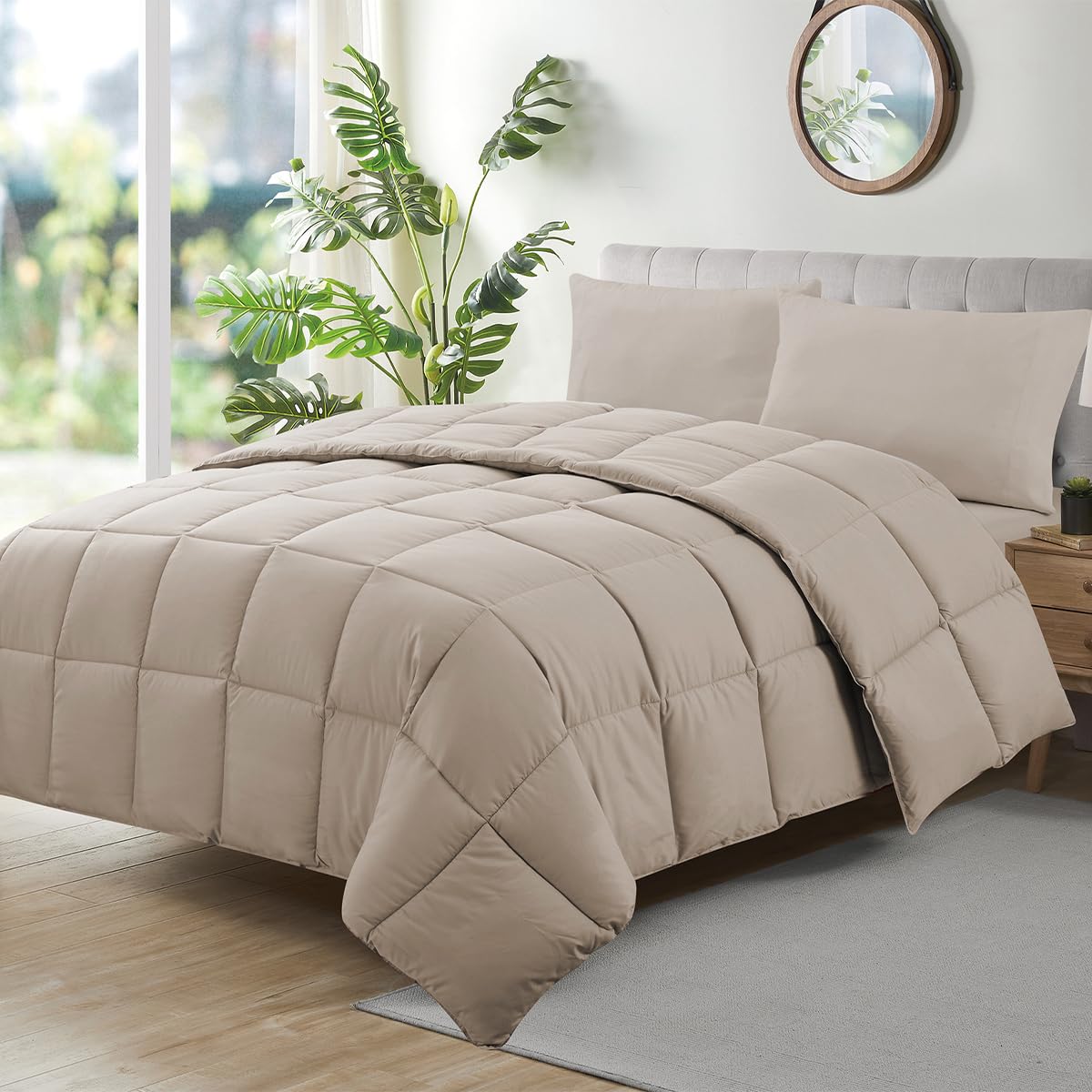 Camesa Edredom Ecopluma Toque de Pluma Queen 240x260cm - Bege