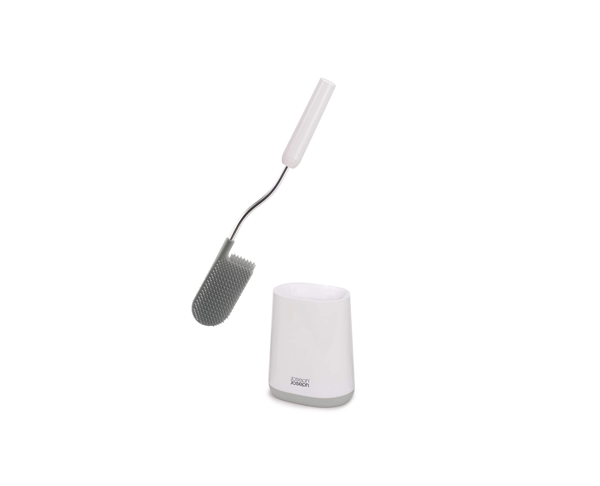 Escova de vaso sanitário Joseph Joseph Flex Lite com suporte extra fino, cabeça flexível