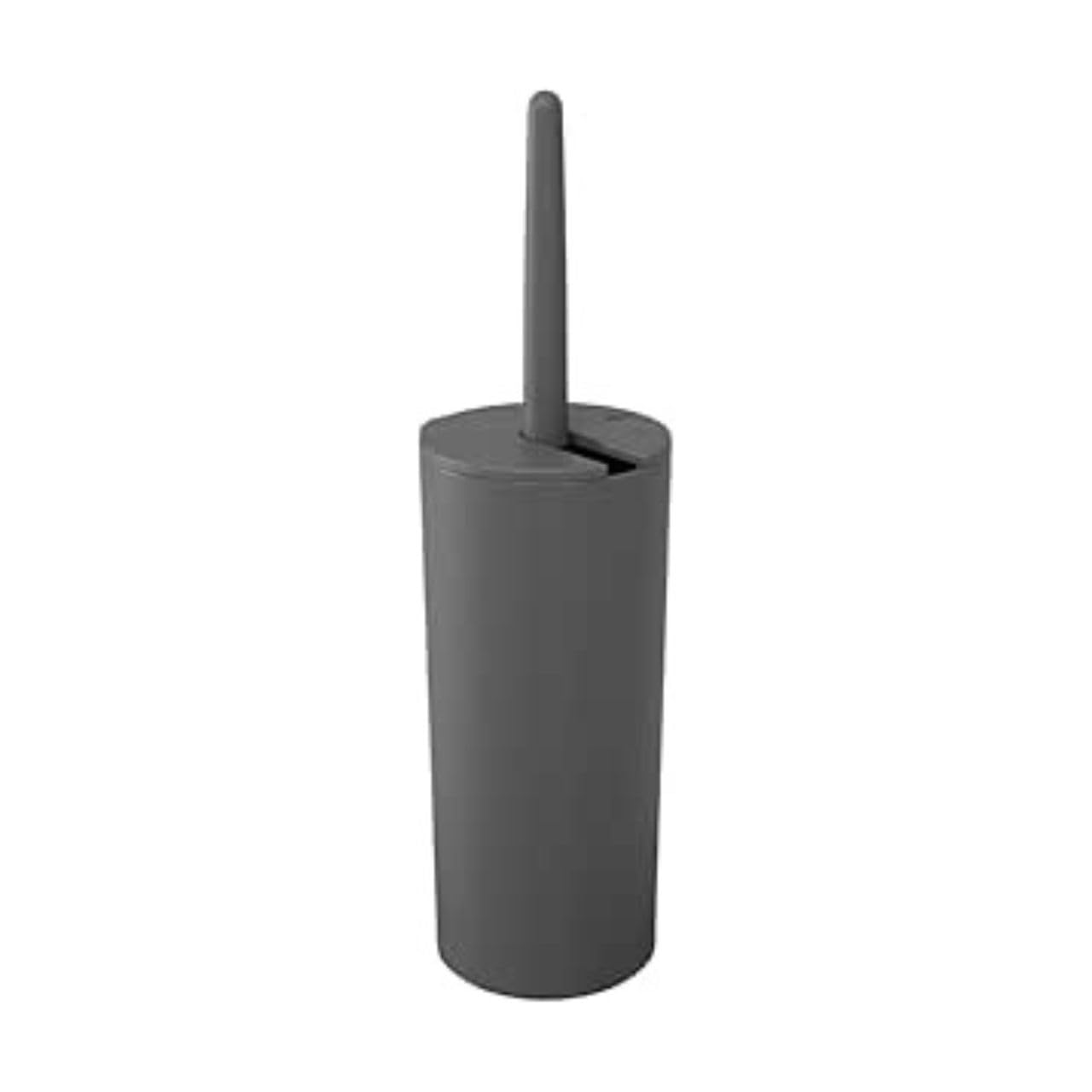 Escova Sanitária C/Suporte Higiene Banheiro Lavabo Privada Serene Cinza Chumbo - Coza