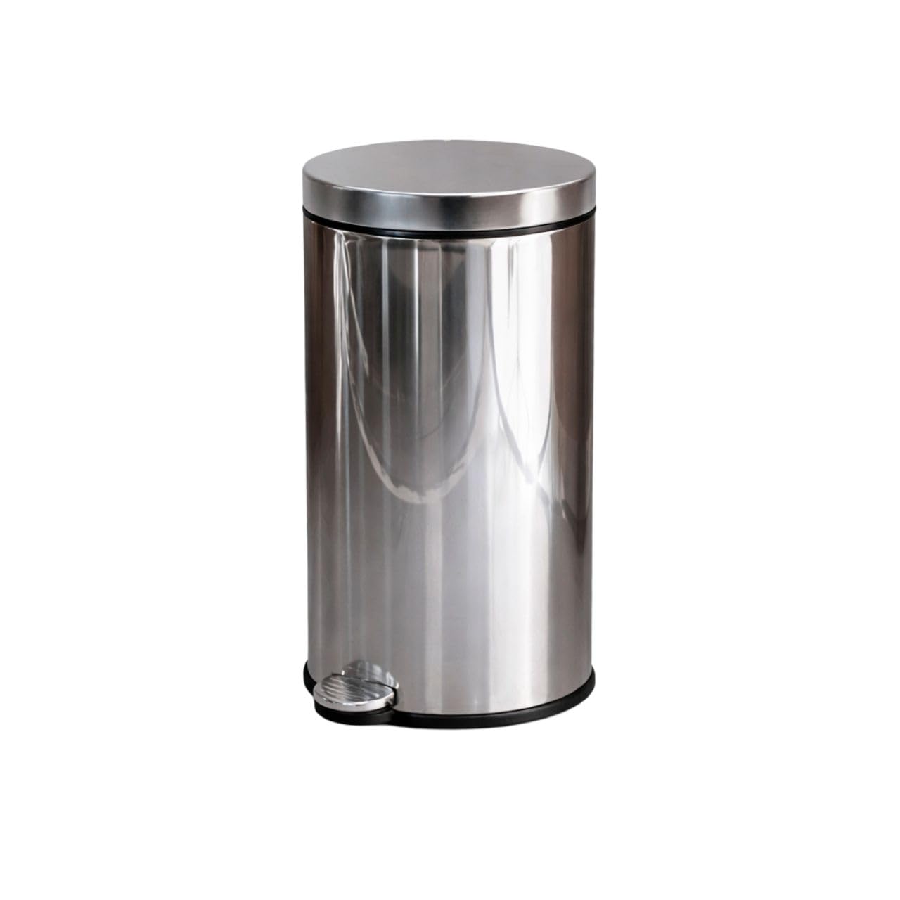 Brinox - Lixeira com Pedal e Balde 30L Decorline - Aço Inox