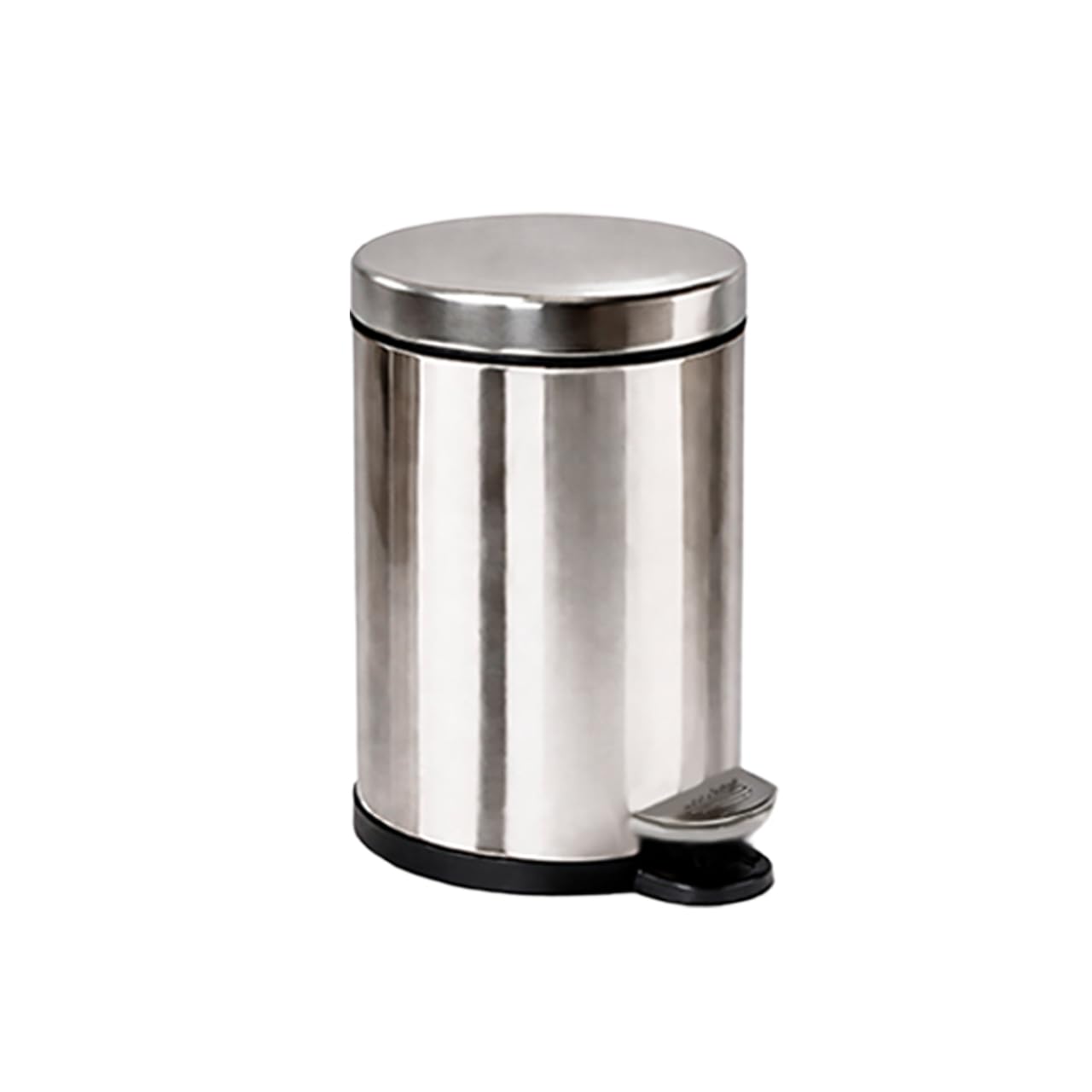 Brinox - Lixeira Inox Com Pedal E Balde 5L Decorline - Aço Inox