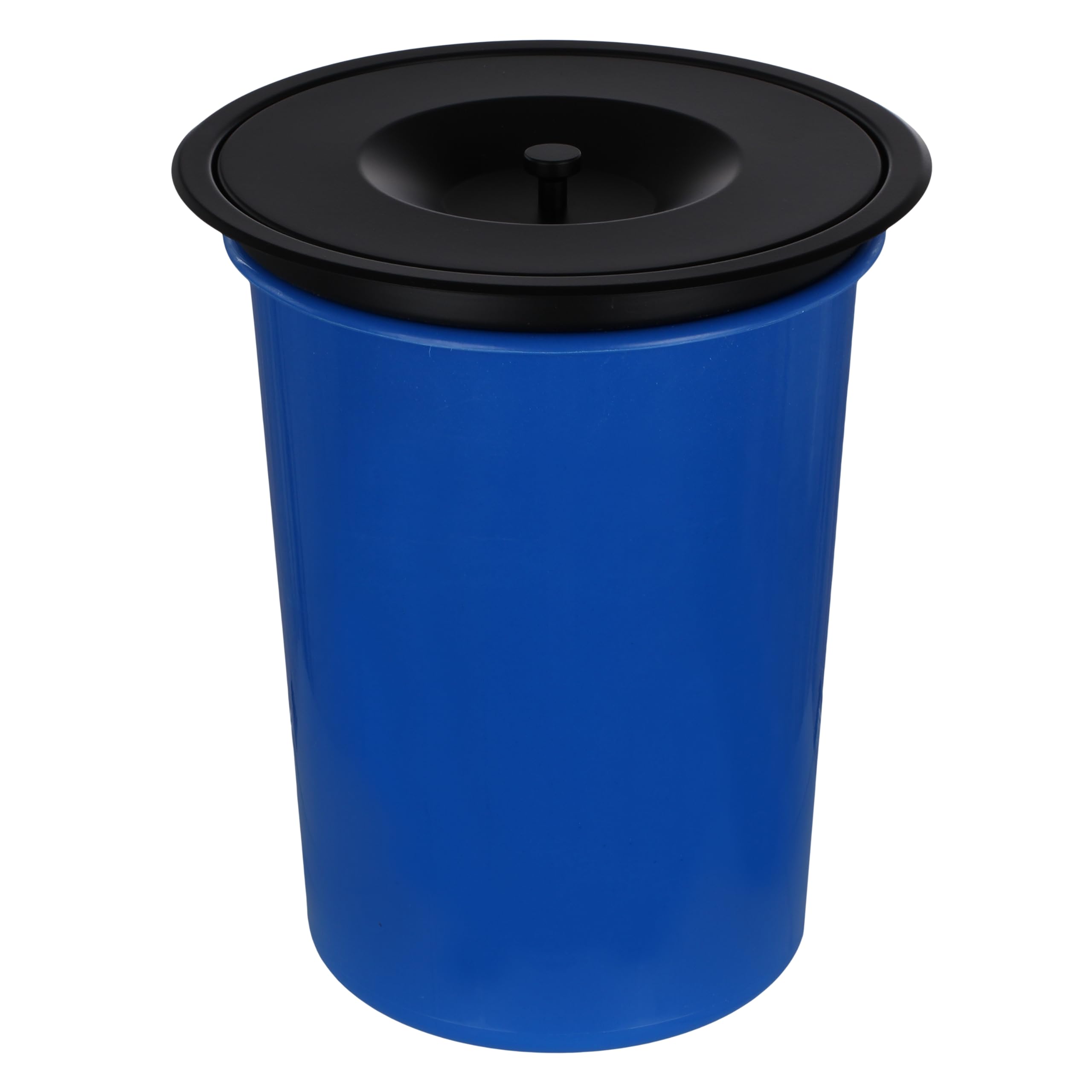 Lixeira De Embutir Pia Bancada 5 Litros Aço Inox Preta Black