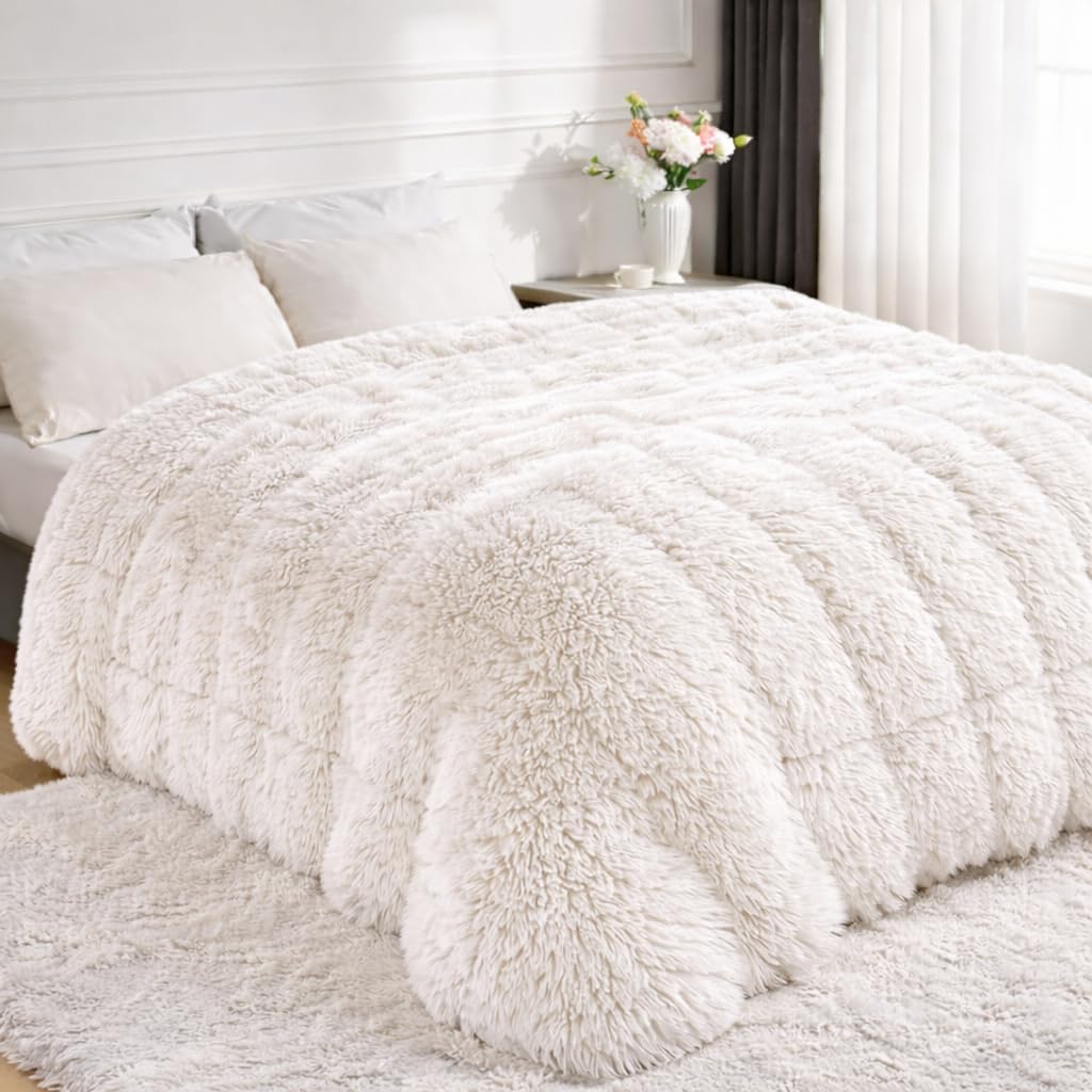 Cobertor Casal Sherpa Dupla Face Felpudo em Microfibra Soft, Manta Macia para Cama Sofá