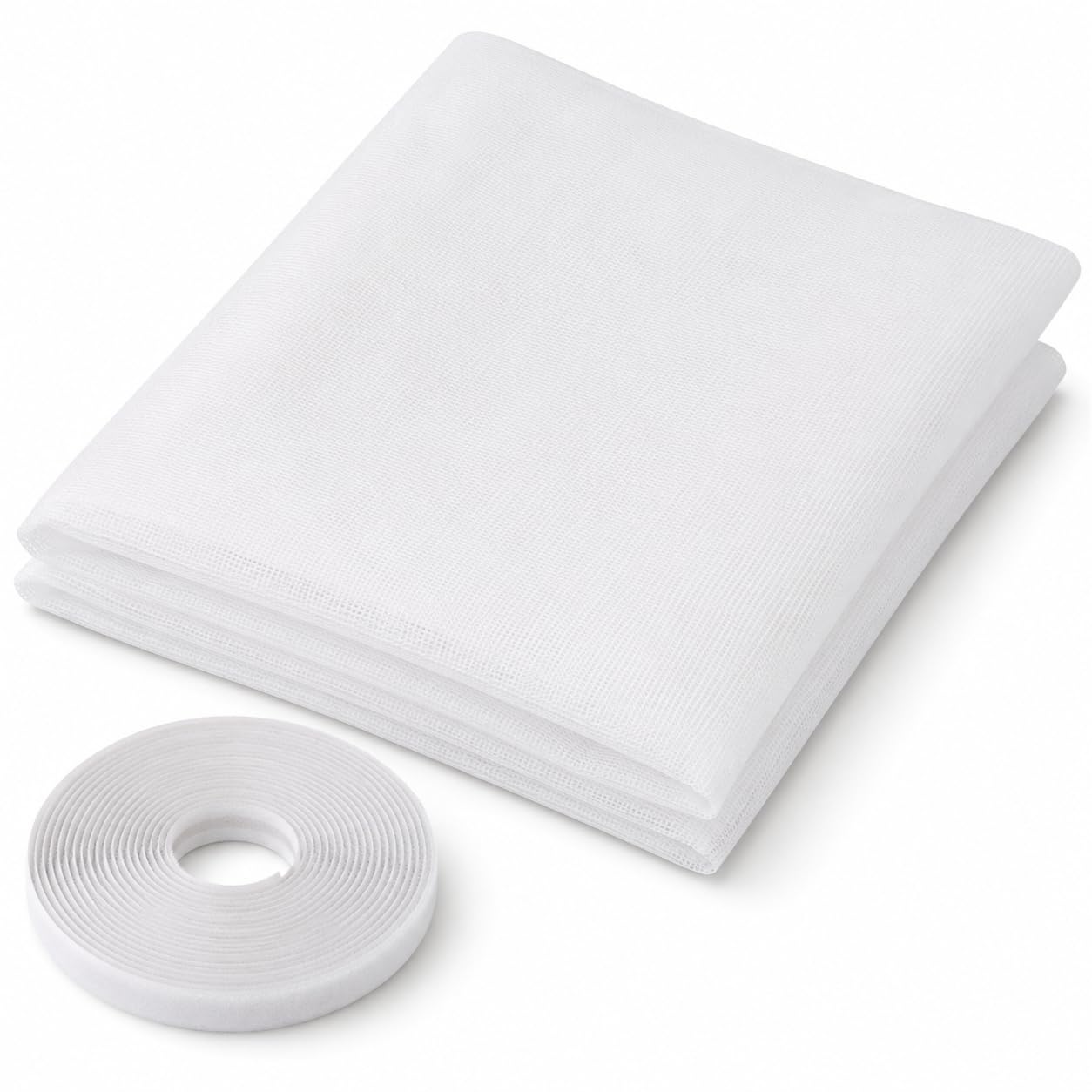 Tela Mosquiteiro para Janela com 130x150cm Branca Fibra de Vidro com PVC | bloqueia
