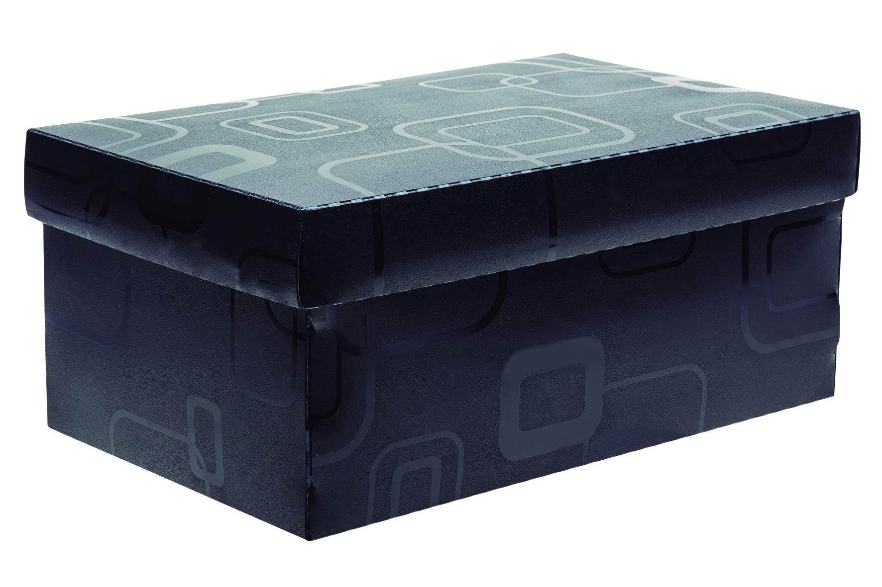 Caixa Organizadora Top Fine Sapato 28x17x20cm, Preto - Dello