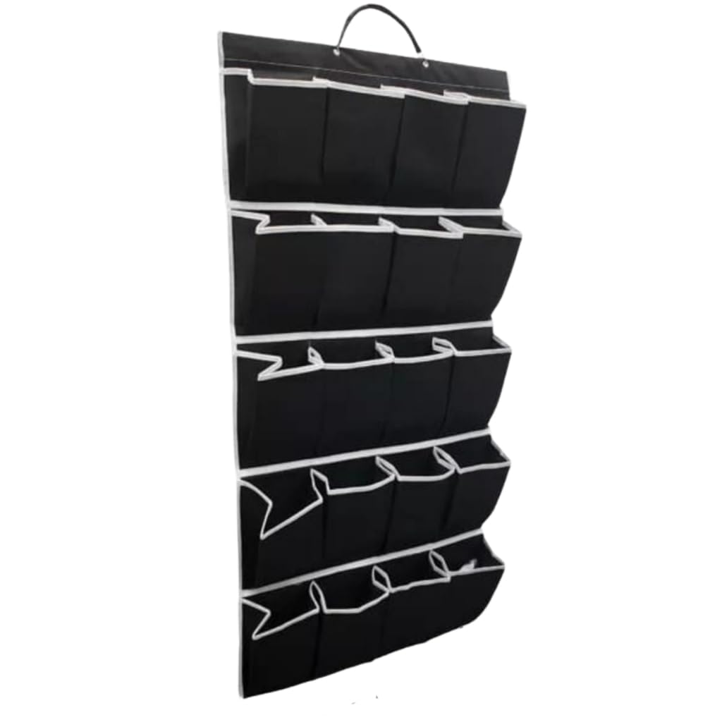 "Sapateira de Pendurar Porta Vertical de Porta com 20 Bolsos Organizador de Sapatos