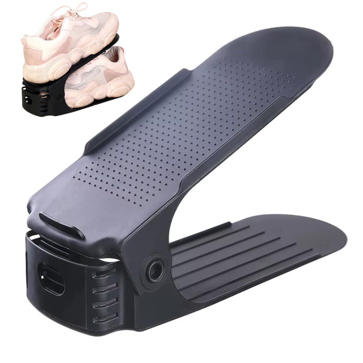 Kit 10 Organizadores de Sapato Saltos Tênis Sapatos Calçados com Regulagem de Altura Para