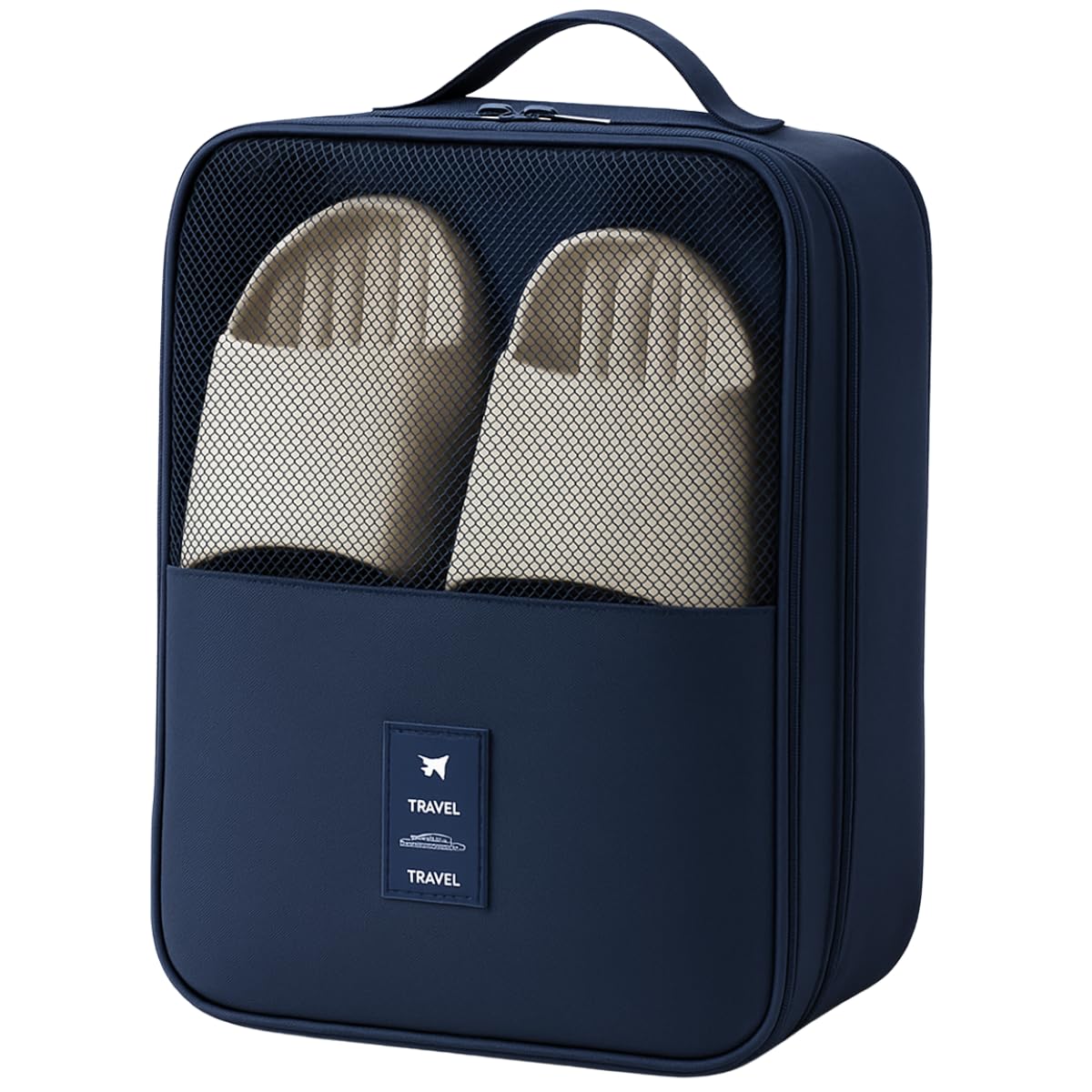 Bolsa de Sapatos para Viagem 03 Compartimentos Necessaire Organizadora de Tênis Sandálias