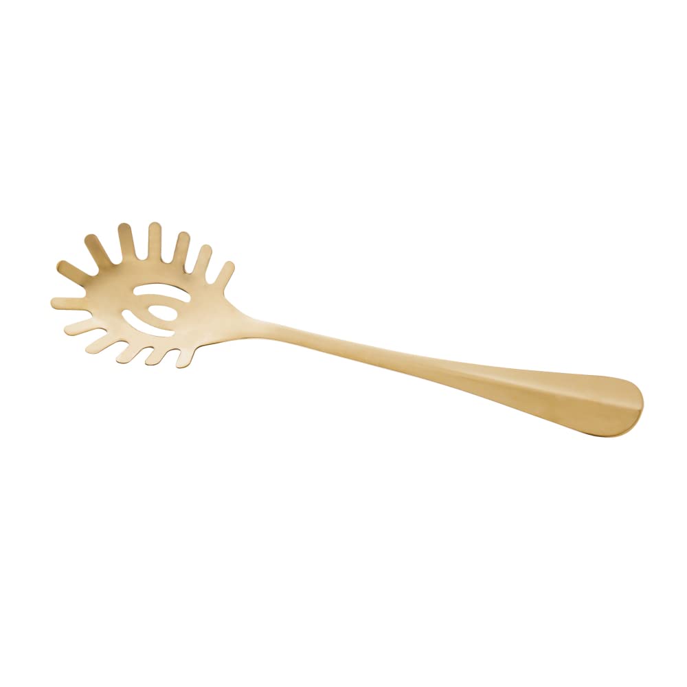 LYOR - Pegador para Macarrão de Aço Inox Positano Dourada 27,5cm