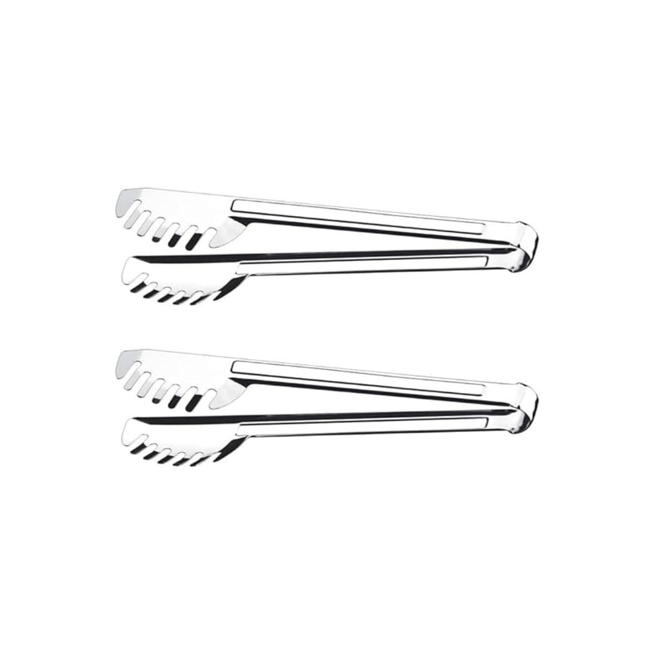 KIT 2 Pegadores De Massa Salada Inox Ergonômico 20 Cm Para Cozinha E Servir