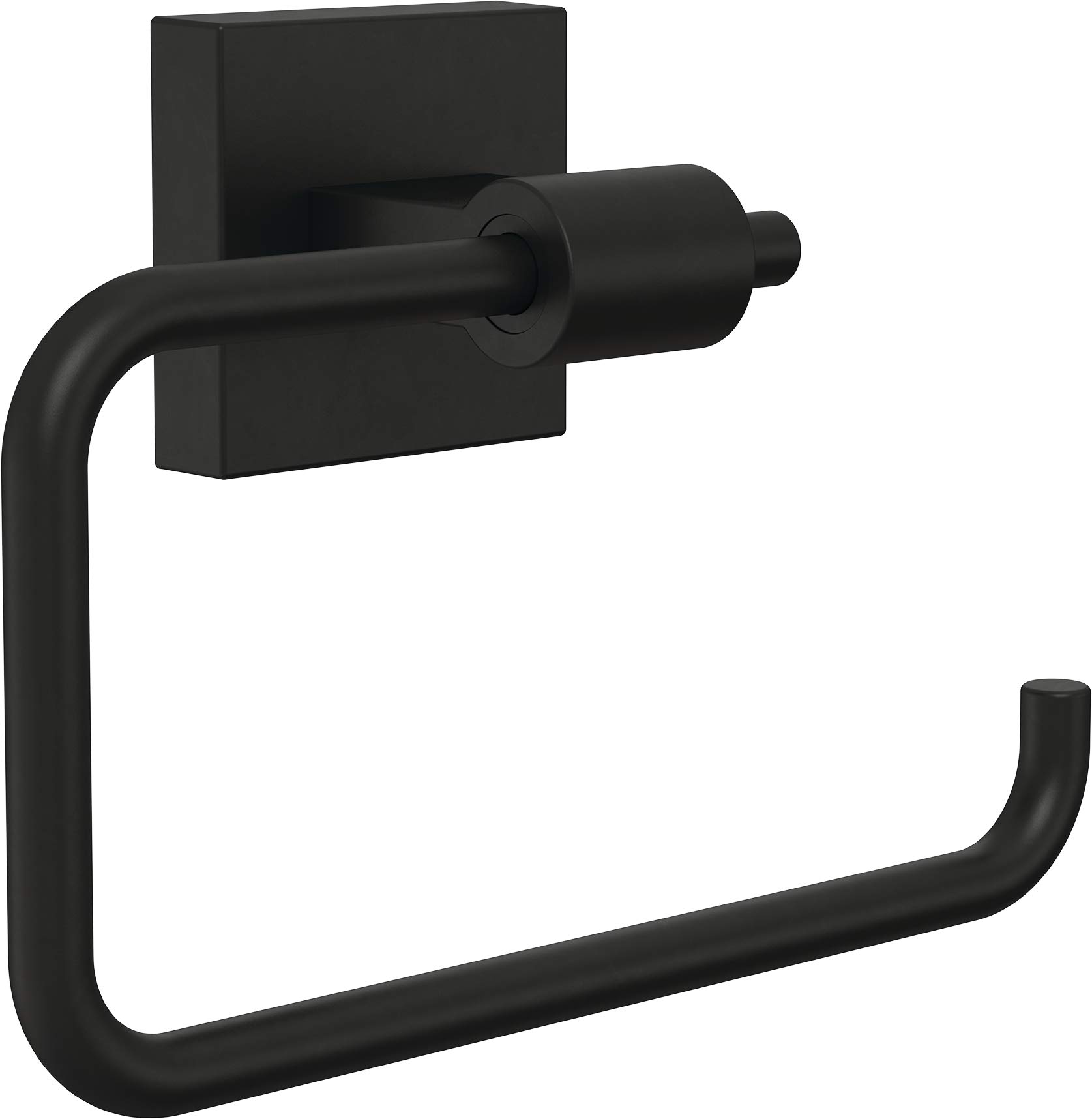 Franklin Brass Suporte de papel higiênico Maxted, preto fosco, acessórios de banheiro,