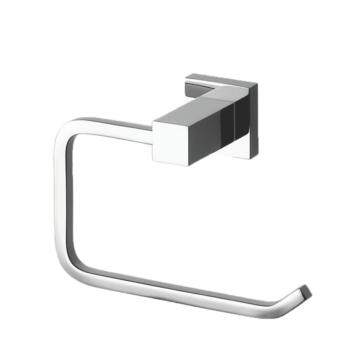 Porta Papel Higiênico Cromado Em Inox Suporte Papeleira Em Metal Para Banheiro - Linha