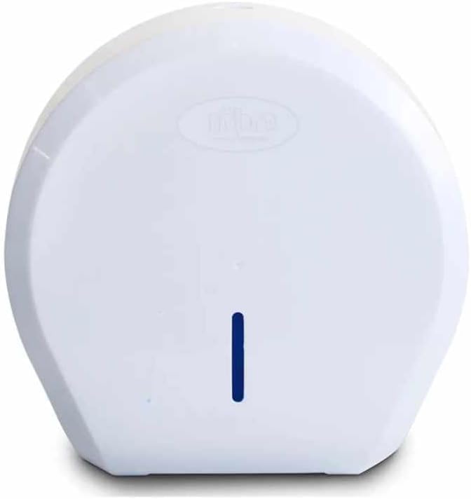 Dispenser Porta Papel Higiênico Rolão 200/500 M New Classic Cor Branco De Parede Nobre