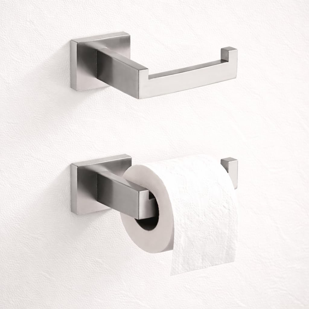 Porta Papel Higiênico Aço Inox 304 Resistente à Ferrugem com Fixação Parafusada