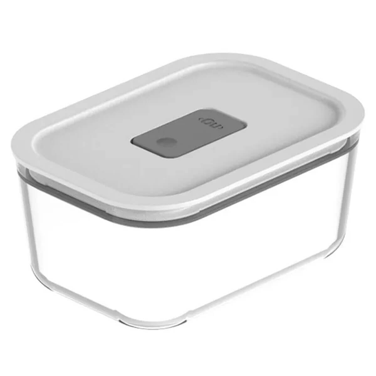Ou Pote de vidro hermético 725ml Branco Linha Fresh Lock | Resistente