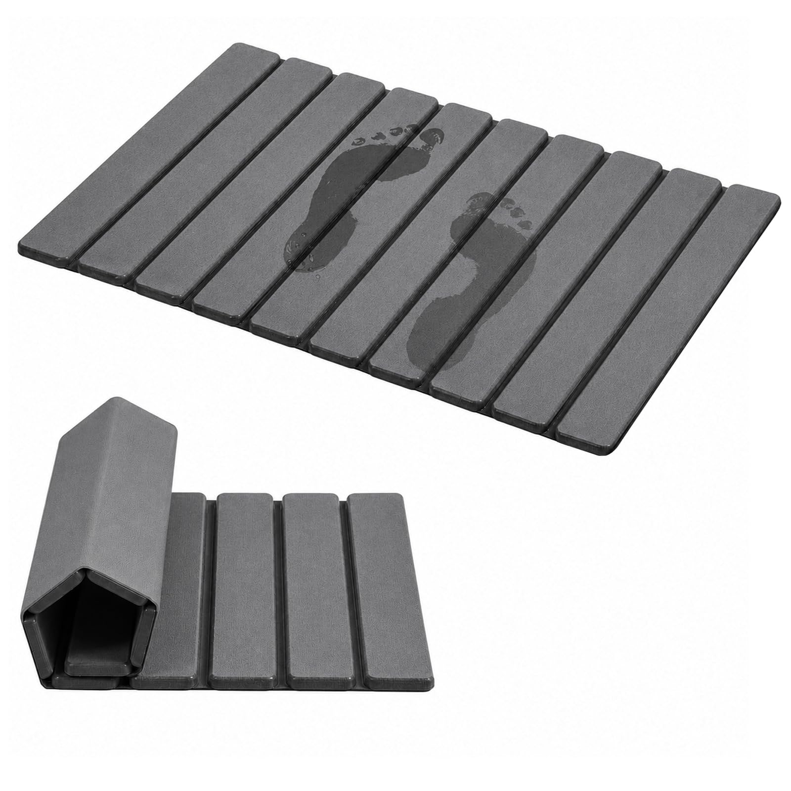 GODREAMTapete de Pedra Diatomita para Banheiro, 60cm x 39cm, Tapete Banheiro Absorvente,