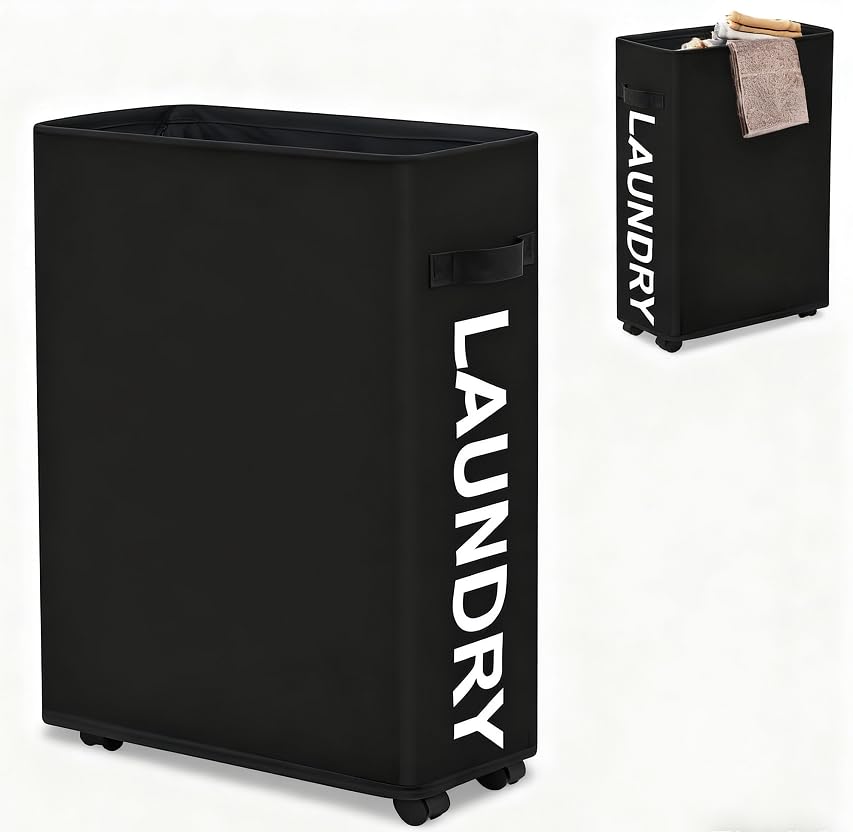 42L, Cesto de Roupa Suja, Organização para Lavanderia, Dobrável Oxford Cesto, 4 Hastes de